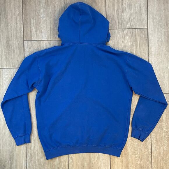 Dunder Mifflin The Office Blue Hoodie Medium Brisco Brands Heavyweight Fleece - Picture 2 of 6